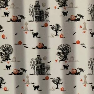 Spooky Shower Curtain Set - Haunted House